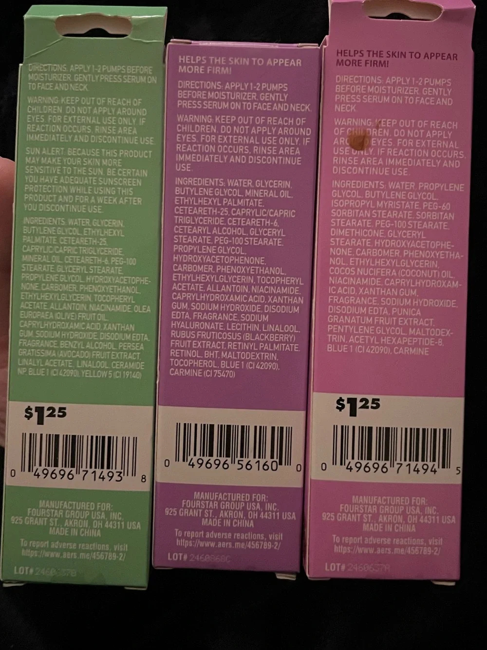 NWT NIB bpure Glow up Serums set of 3